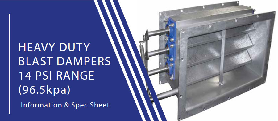 Heavy Duty Blast Damper